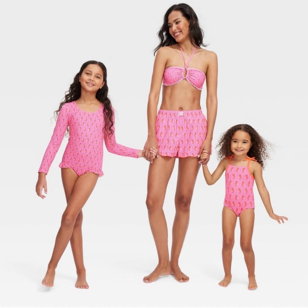 Roller Rabbit Pink Seahorse Pajama Shorts - Picture 4 of 5